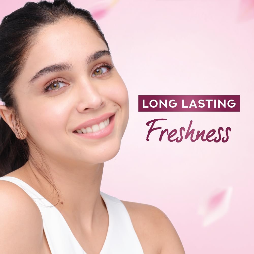 POND'S Dreamflower Floral Perfumed Powder With Glow-boosting Vitamin B3 For Women| Refreshing Long-Lasting Fragrance of Pink Lily| 300g thumbnail