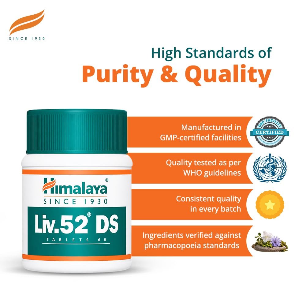 Himalaya Liv.52 DS Tablets 60 thumbnail