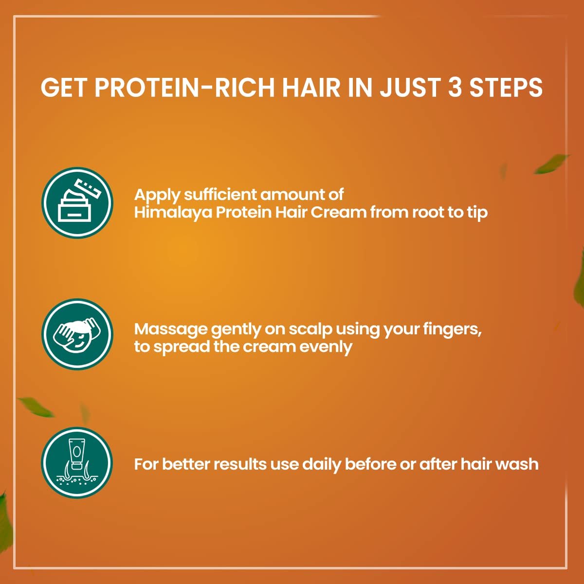 Himalaya Protein Hair Cream | Controls Hair Damage & Improves Hair Conditioning | Non Sticky Oil Replacement Hair Cream| With Chickpe thumbnail