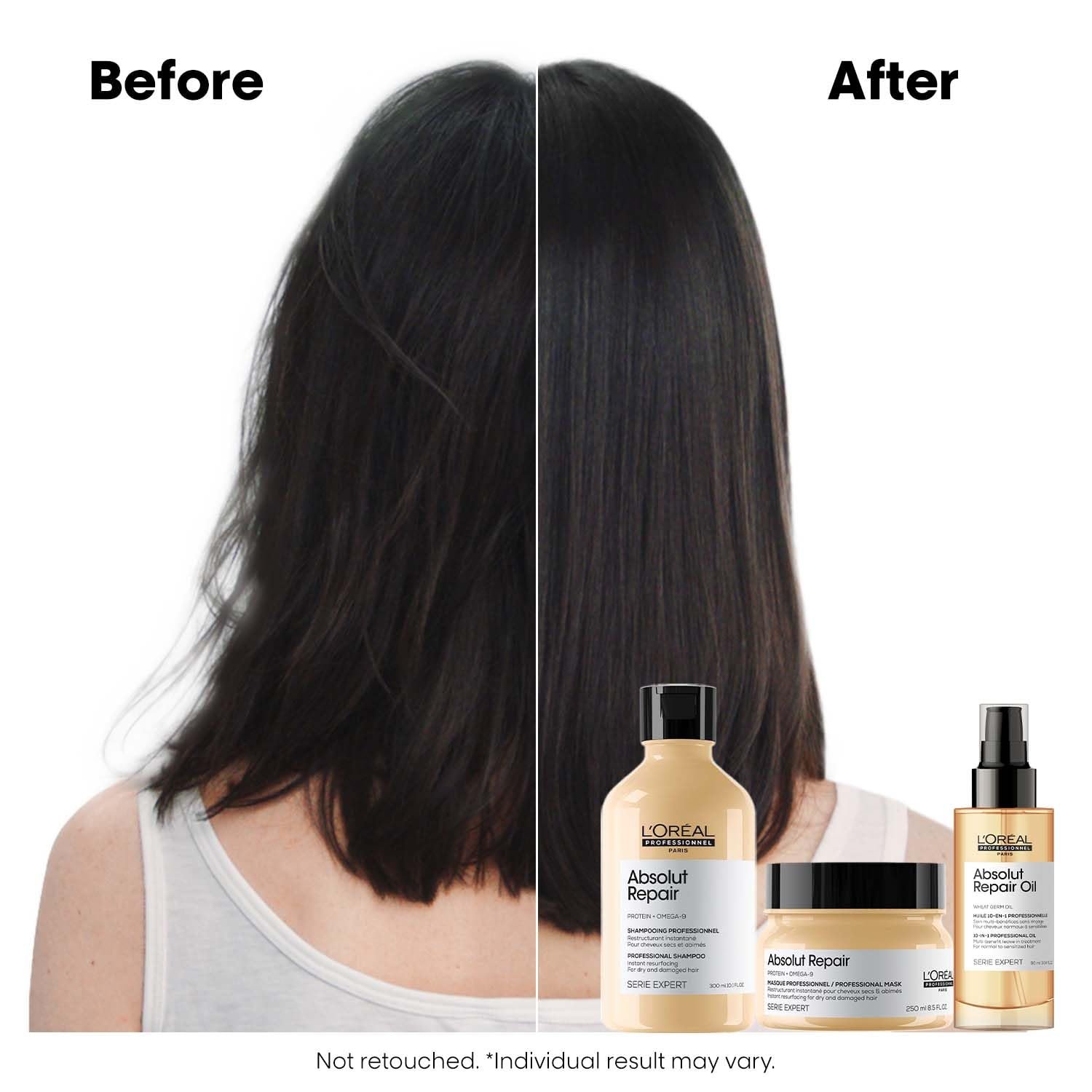 L'Oréal Professionnel Absolut Repair Shampoo for Dry & Damaged Hair - 300ml thumbnail