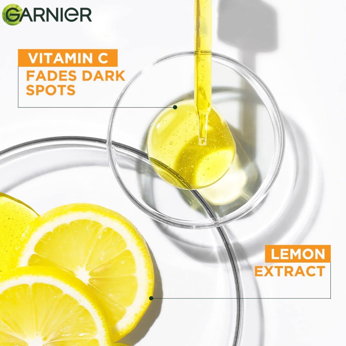 Garnier Vitamin C Sheet Mask, Hydrating, Brightening & Anti-Dark Spots, boosts the skin's overall glow reduces dark spots |28g thumbnail