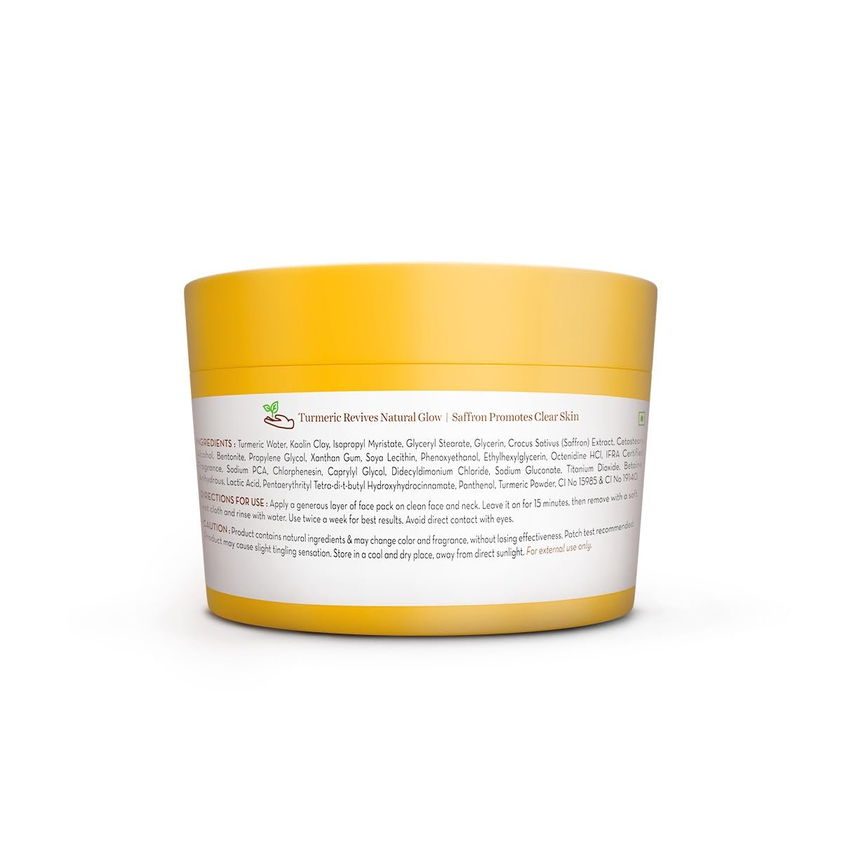 Mamaearth Ubtan Detan Face Pack with Turmeric & Saffron 200g thumbnail
