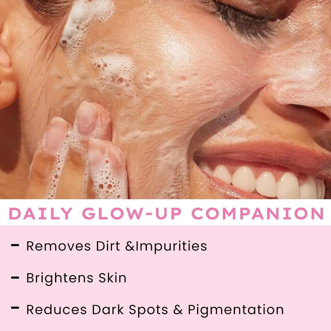 Hyphen 10% Rice Water Brightening Face Wash | Daily Face Cleanser for Women and Men | Brightens Skin | Removes Dirt & Impurities | Suitable for All Skin Types - 100 ml thumbnail