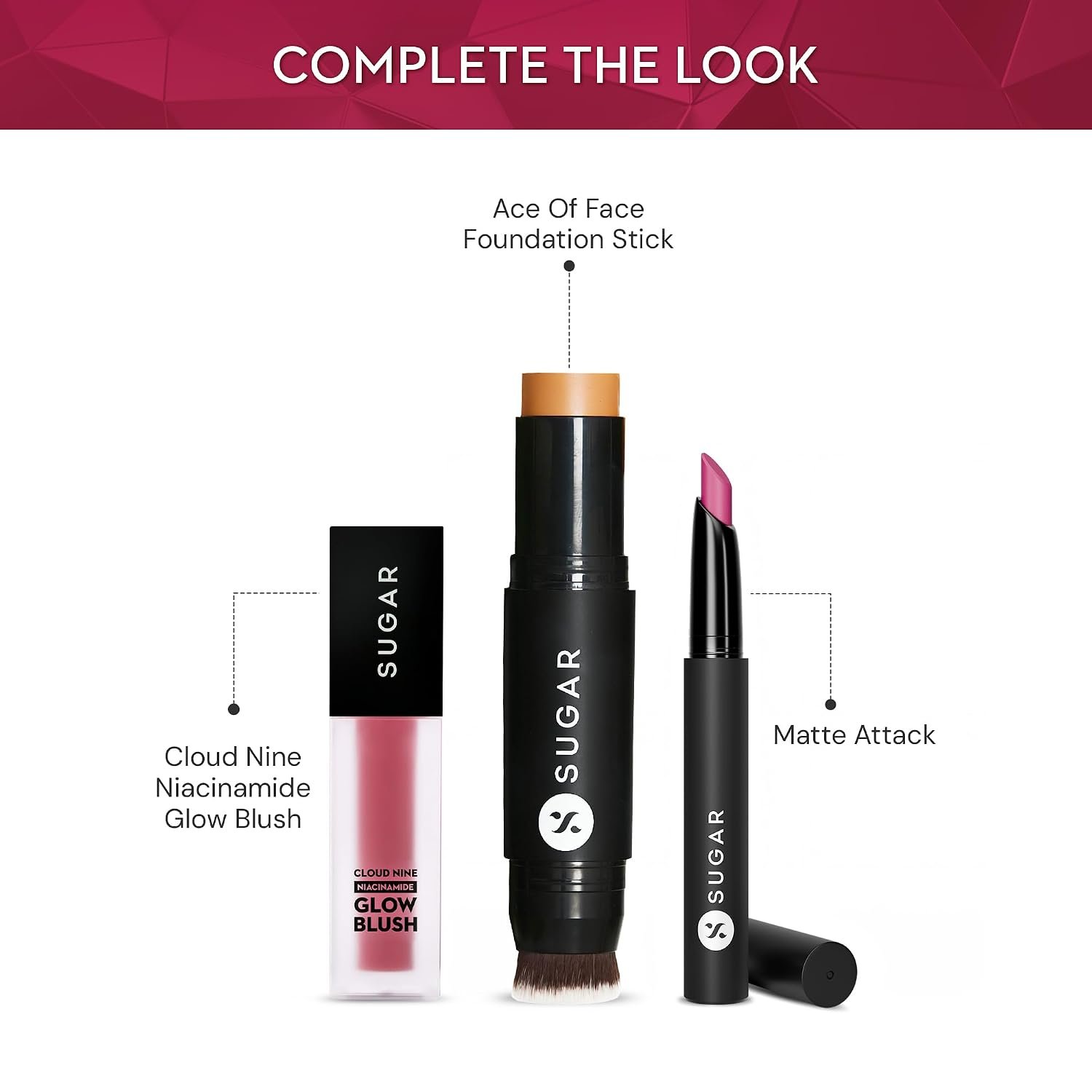 SUGAR Cosmetics Matte Attack Lipstick for Women | Transferproof & Smudgeproof | Lasts upto 12hrs | Enriched With Jojoba Oil | 2gm - Bold Play thumbnail