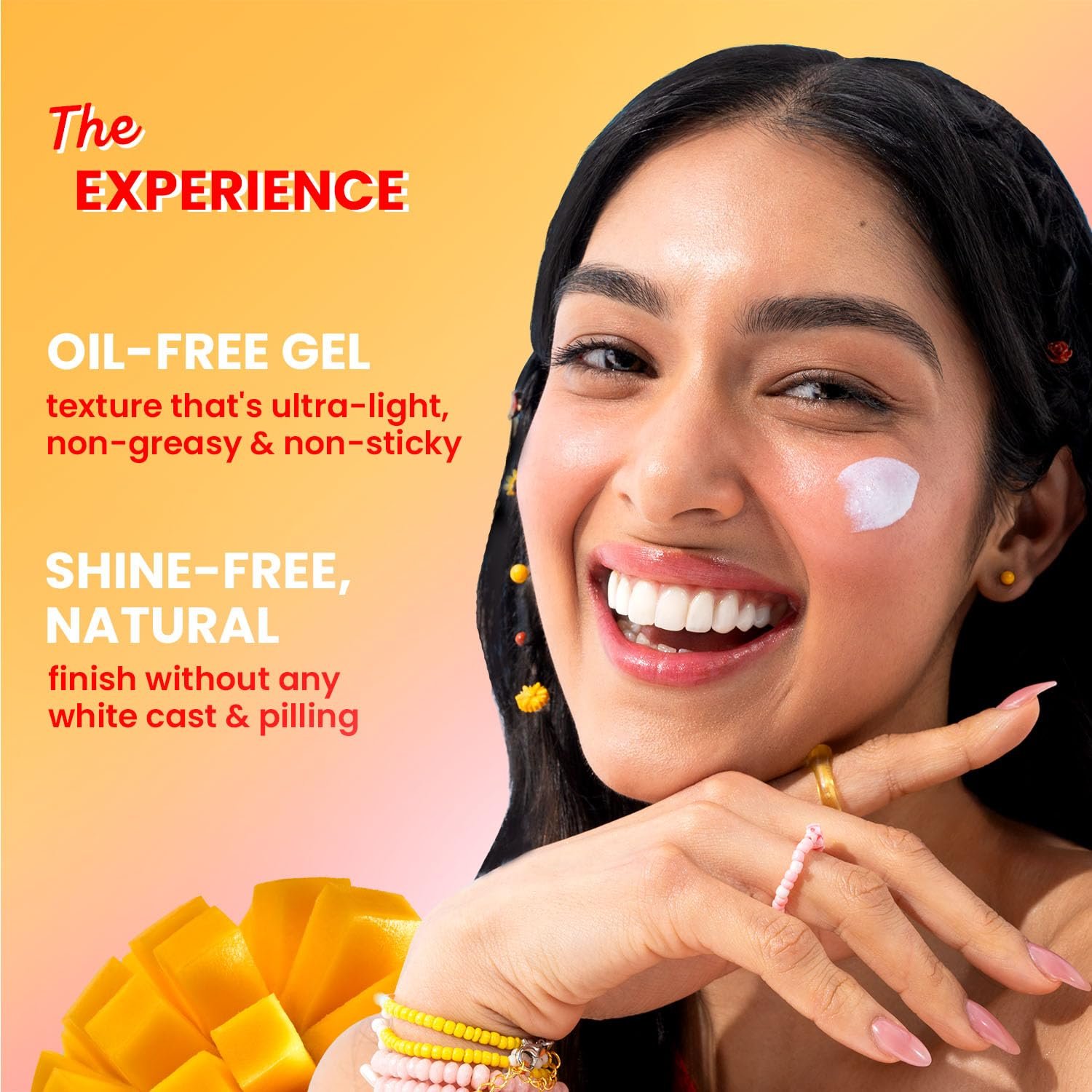 Dot & Key Mango Detan Gel Sunscreen In-Vivo Tested SPF 50+ PA++++, Oil-Free Formula, With Alpha-Arbutin & Niacinamide, Controls Tanning, 120 Minutes Water Resistant, Brightens | 50g thumbnail
