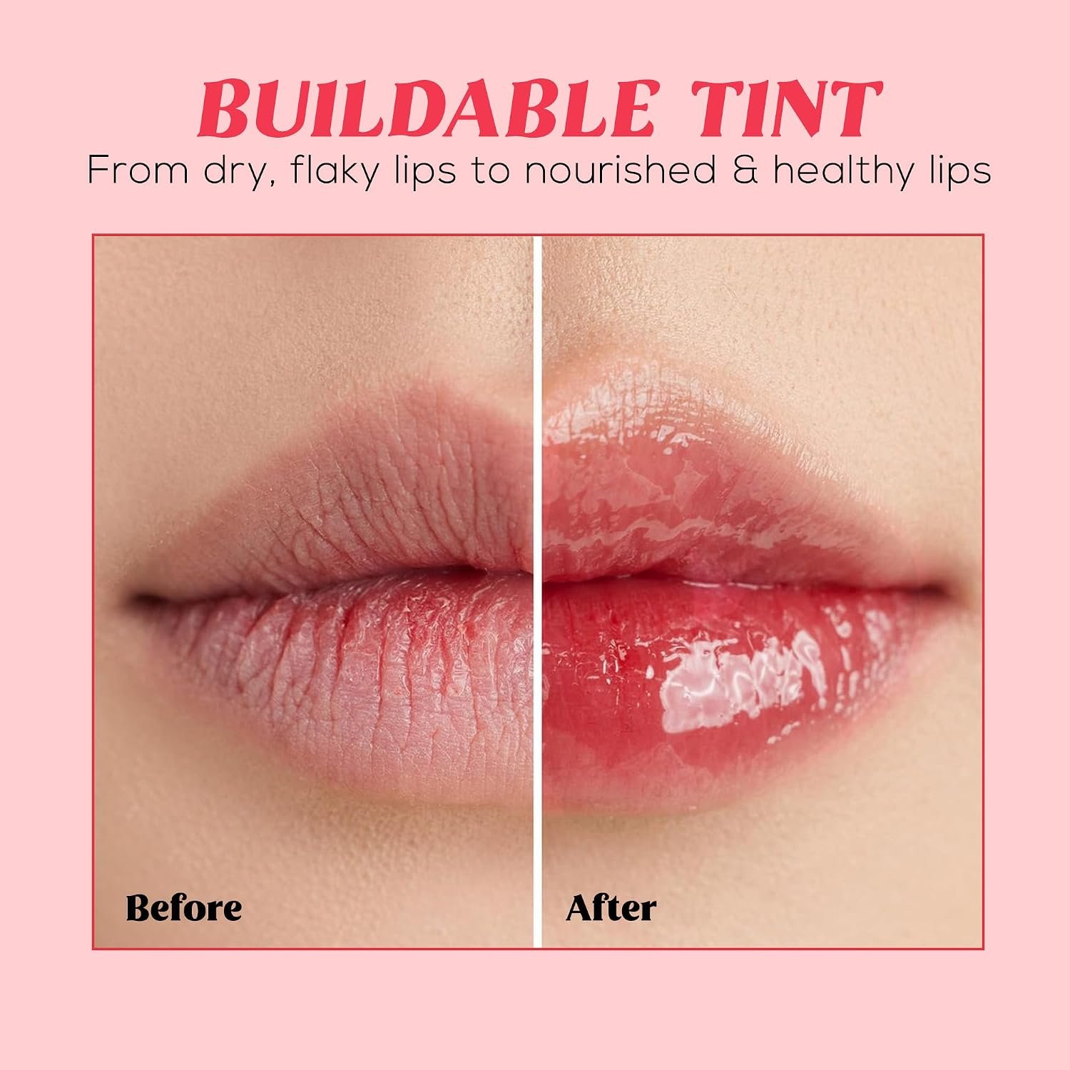 RENEE Juicy Fix Tinted Lip Balm- Peach Pop | Shiny, Glossy Finish | Protects Lips With SPF 30 | Repairs & Nourishes Dry, Flaky Lips | With Peptides, Ceramides & Hyaluronic Acid | 10 g thumbnail