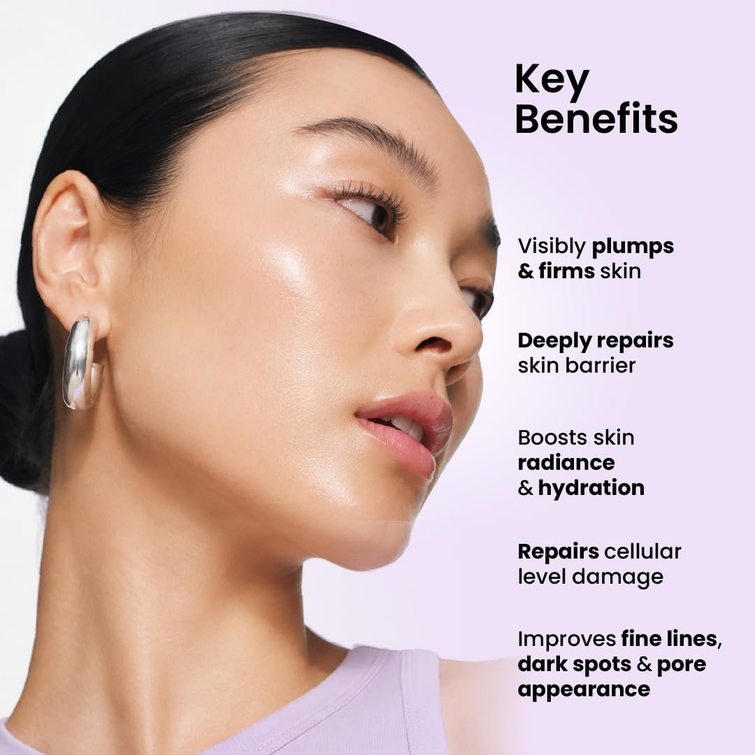 Foxtale Collagen PDRN Cell Renewal Serum with Niacinamide & Polyglutamic Acid | Firms, Plumps & Deeply Hydrates | Strengthens Barrier Against Pollution for Glass Skin | All Skin Types - 30ml thumbnail