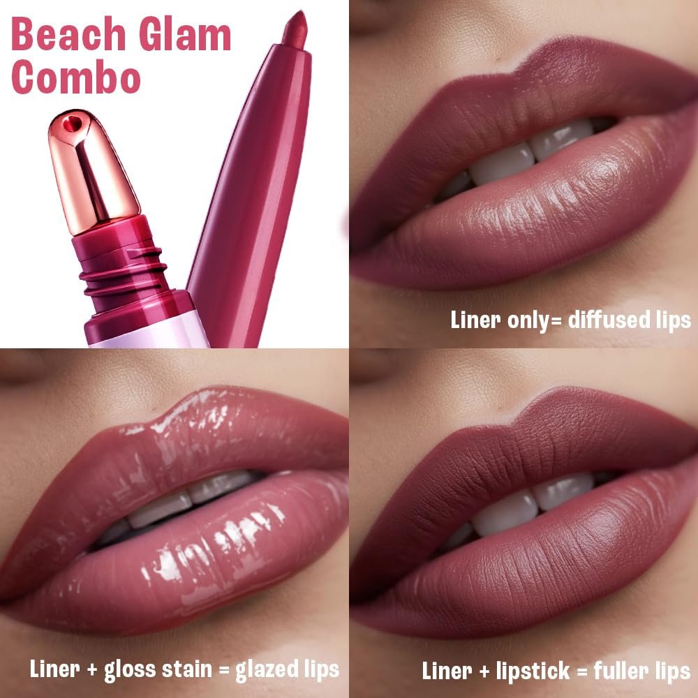 Lakme 9to5 Hya Beach Edit, Lipstick + Liner Duo, Tanline Rose, Infused with Hyaluronic Acid, Vitamin E, Jojoba Oil, Comfortable Matte Finish, SPF Powered, Hydrating Lipstick, 2+0.2 g thumbnail