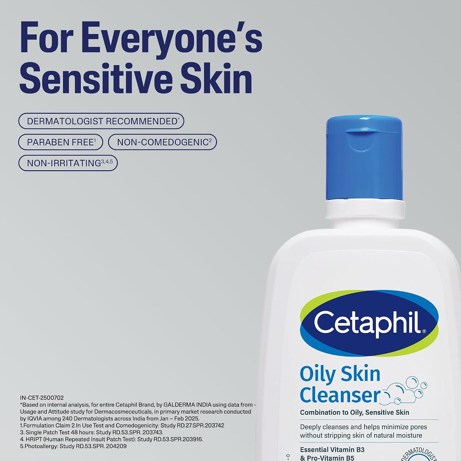 Cetaphil Oily Skin Cleanser, Daily Face Wash for Oily, Acne prone Skin, Gentle Foaming, 118ml thumbnail