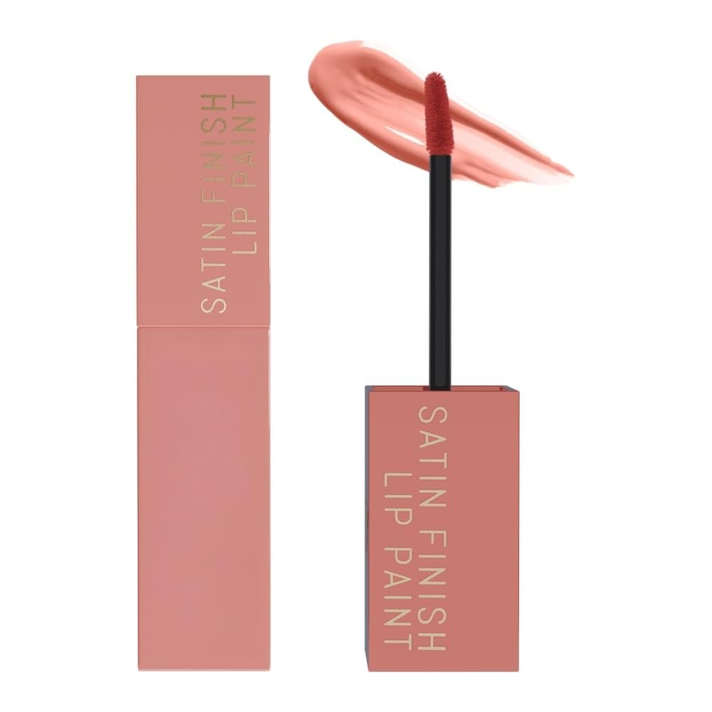 Daily Life Forever52 Satin Finish Lip Paint | Long-Lasting 16-Hour Wear | Moisturizing, Lightweight | Glossy, Smooth & Plump Lips (Muted Muse 07, Nude 4g) thumbnail