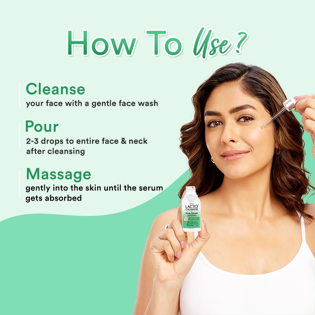 Lacto Calamine 2% Salicylic Acid Face Serum | Reduces Acne, Blackheads & Excess Oil | Unclogs Pores, Controls Sebum & Exfoliates Skin | Face Serum for Oily & Acne-Prone Skin | 30ml thumbnail