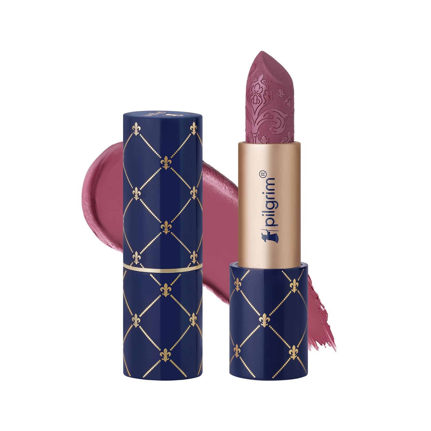 Pilgrim Oh So Crème! Bullet Lipstick | Silky-Matte Finish | Highly Pigmented and Long Lasting | Enriched with Exotic French Grape Seed Oil | (Jolie Pink -12) thumbnail