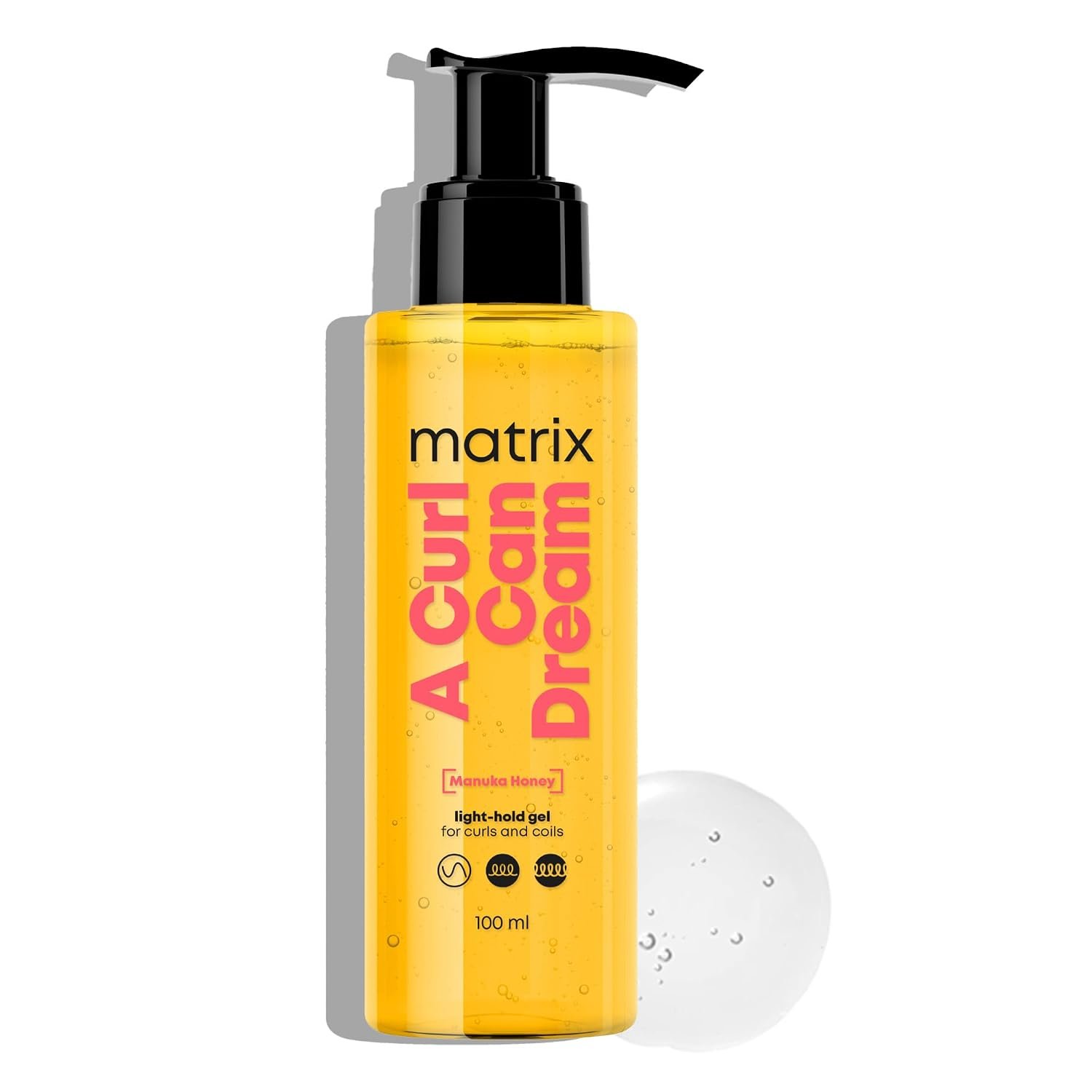 Matrix Professional A Curl Can Dream Light-Hold Gel | Nourishes & Defines Wavy, Curly Hair| Enriched with Manuka Honey Extract |Waves & Curls Styling |No Flaking Or Crunch 100ml thumbnail