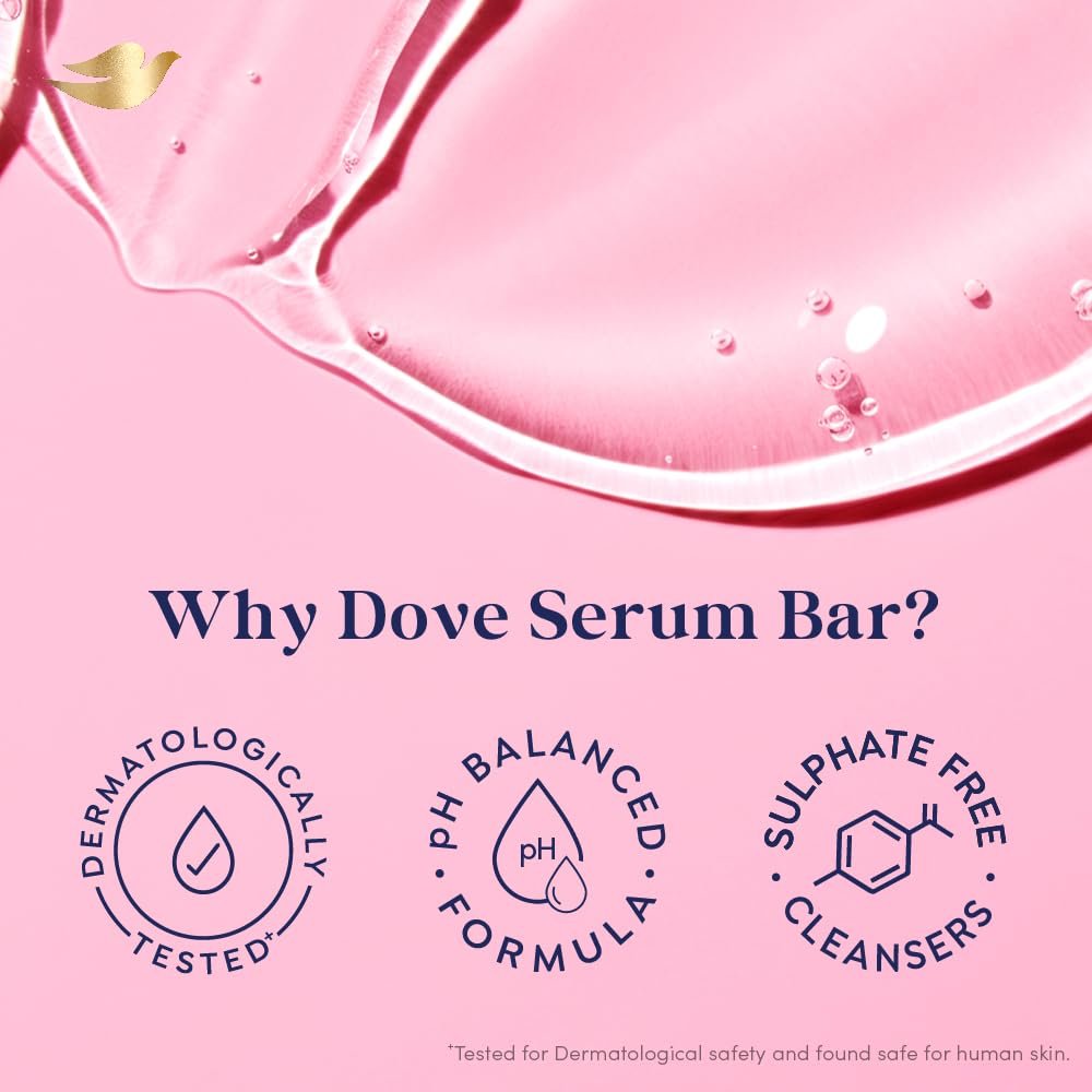 Dove Serum Bar | with Radiance Serum | Pink Radiance | 375g (125g x 3) thumbnail