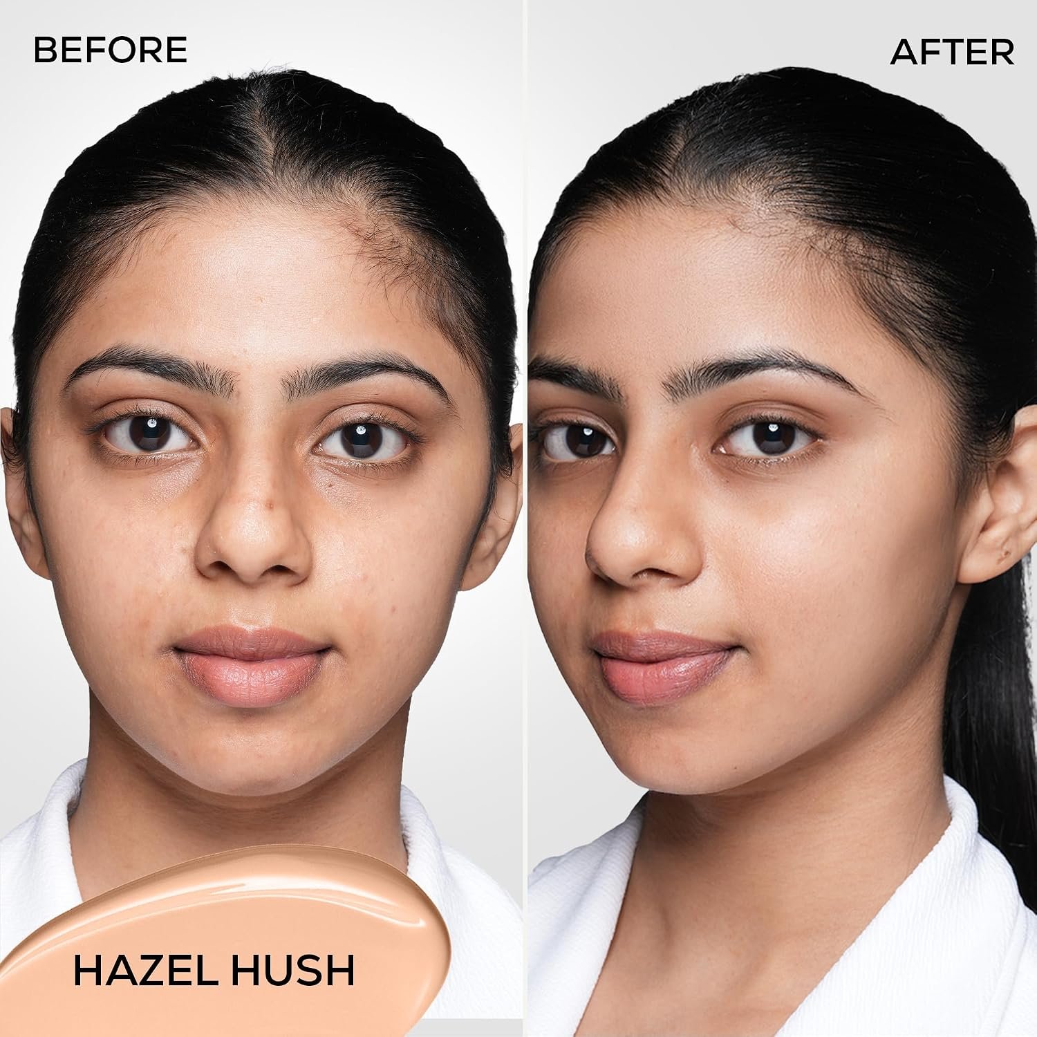 RENEE Bollywood Filter Blurring Liquid Foundation - Hazel Hush | Full Coverage, Matte Finish | Blurs Pores & Blemishes | Hydrates & Evens Skin Tone | With Niacinamide & Hyaluronic Acid 30ml thumbnail