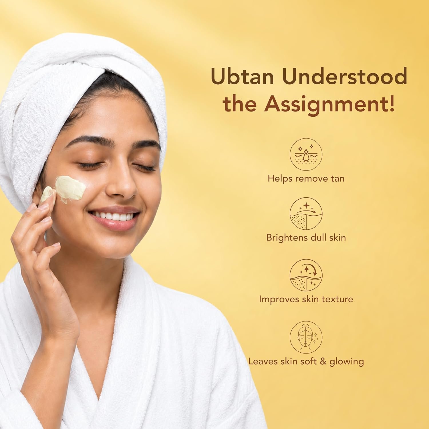 DR.RASHEL Beauty Elixirs Ubtan Face Pack with Haldi for Face & Body Glowing Skin, Oil Control, Acne, Pimples, Blemishes, Pigmentation & Brightening 380 ml thumbnail