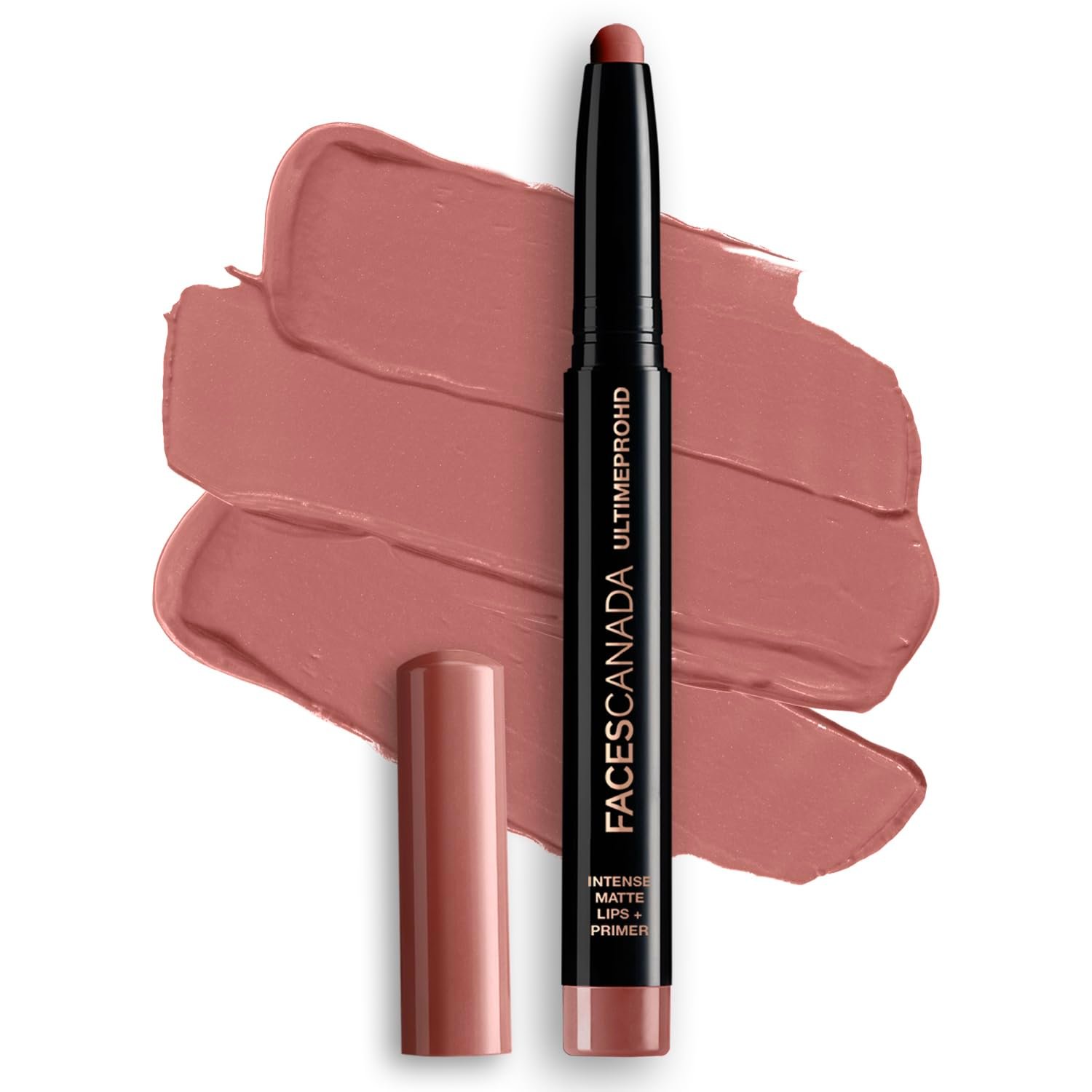 FACES CANADA Ultime Pro HD Intense Matte Lips + Primer - Marsala N02, 1.4g | 9HR Long Stay | Primer Infused For Flawless HD Matte Finish | Intense Color Lightweight Silky Smooth Cream thumbnail