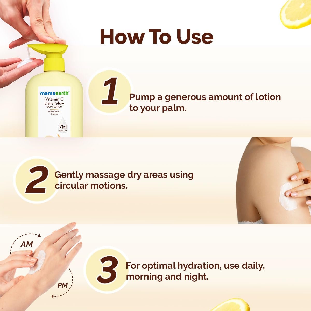 Mamaearth Vitamin C Daily Glow Body Lotion 400ml thumbnail