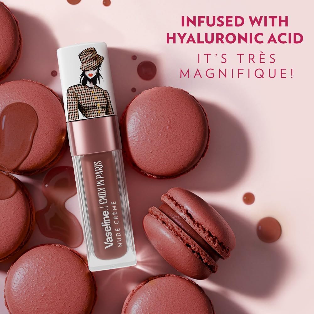 Vaseline Emily in Paris Nude Crème Lip Oil | Intense Gloss | 24H Moisturisation | 4 g thumbnail
