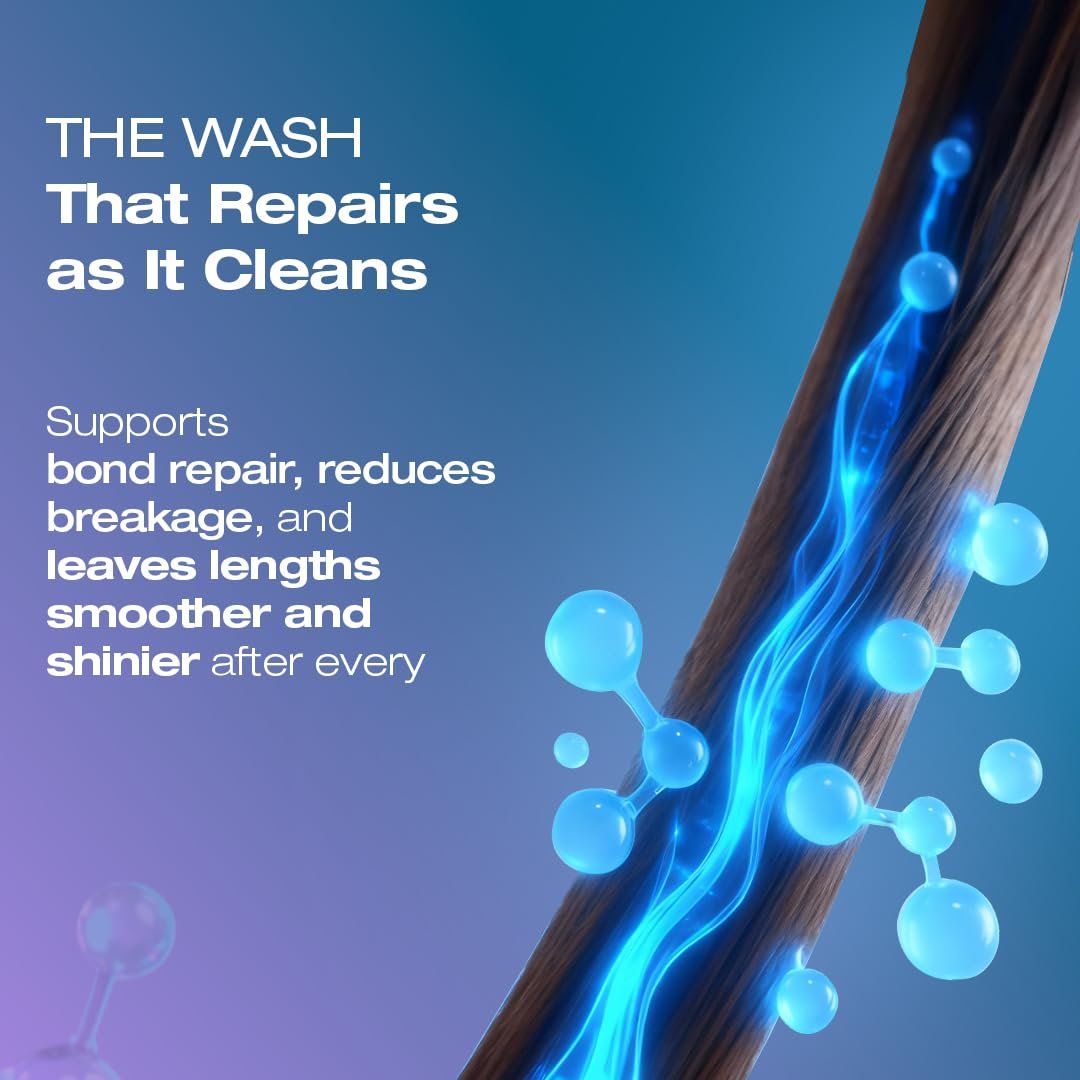 WOW Skin Science HyaNeon Bond Repair Hyaluronic Shampoo for Dry & Damaged Hair | Moisturizing, Sulphate-Free Formula + Peptides & TeraBond™ Technology 250ml thumbnail