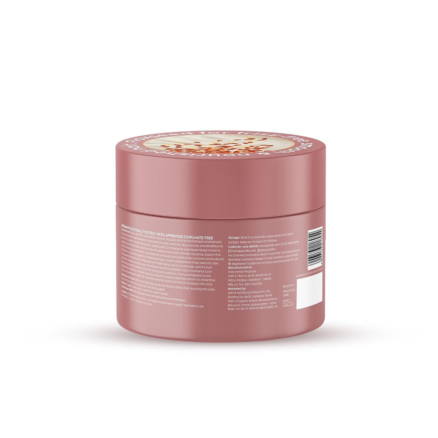 PLIX THE PLANT FIX Flaxseed Keratin Smoothening Mask for Deep Nourishment & Salon-Like Shine | Plant Keratin PF | Flaxseed Oil | Softer, Smoother Hair | For Men & Women thumbnail