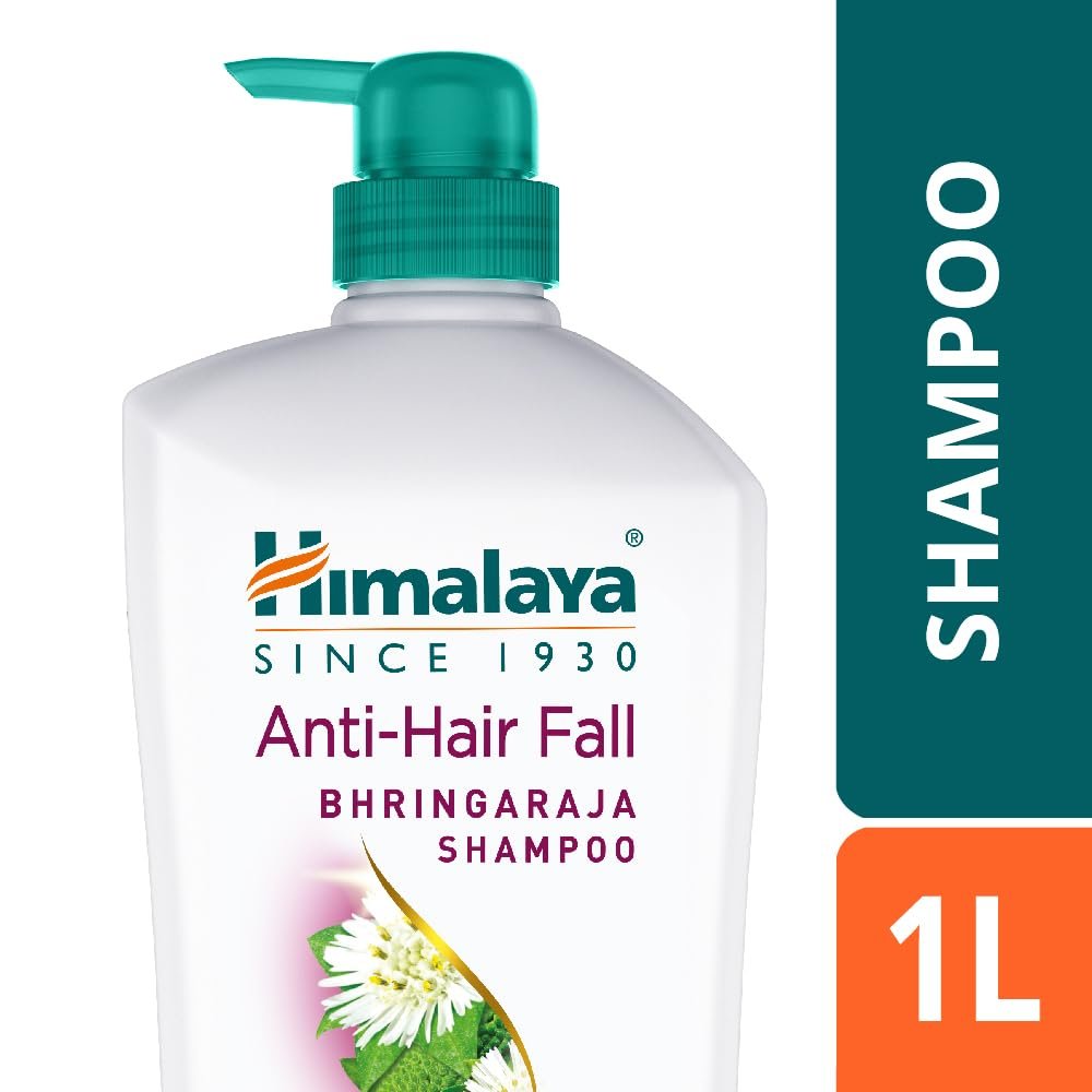 Himalaya Anti-Hair Fall Bhringaraja Shampoo 1 Litre | with Bhringaraja & Natural Proteins | Up to 96% Less Hair Fall | Dermatologically Tested | Paraben Free | For Women & Men thumbnail