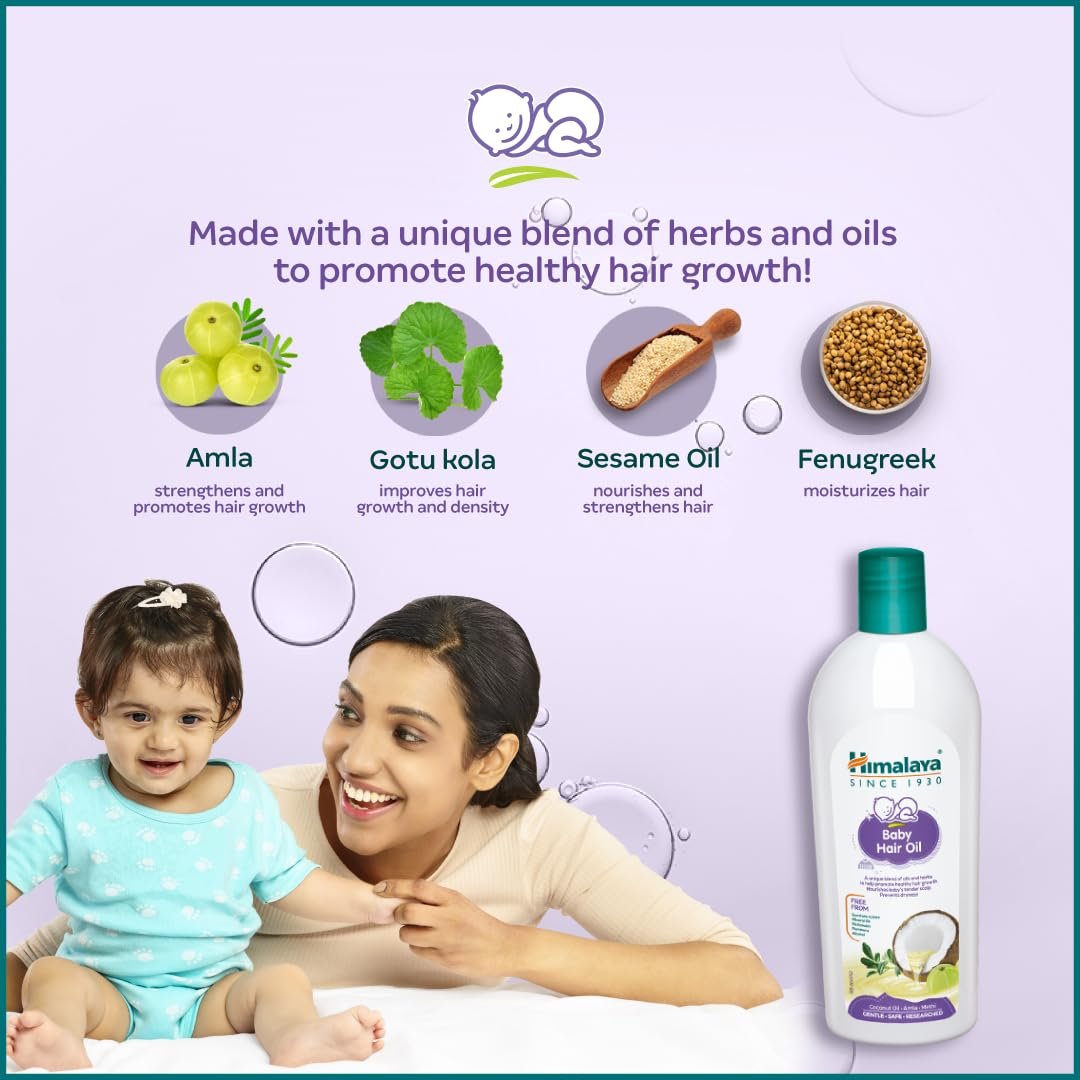 Himalaya Baby Hair Oil 200ml thumbnail