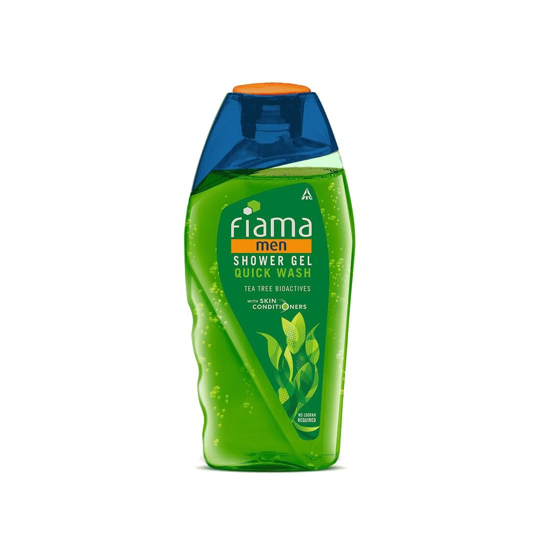 Fiama Men Body Wash Shower Gel Quick Wash, 250ml, Body Wash for Men with Skin Conditioners for Moisturised, Soft & Refreshed Skin, Mens Moisurising Bodywash for Dry Skin thumbnail