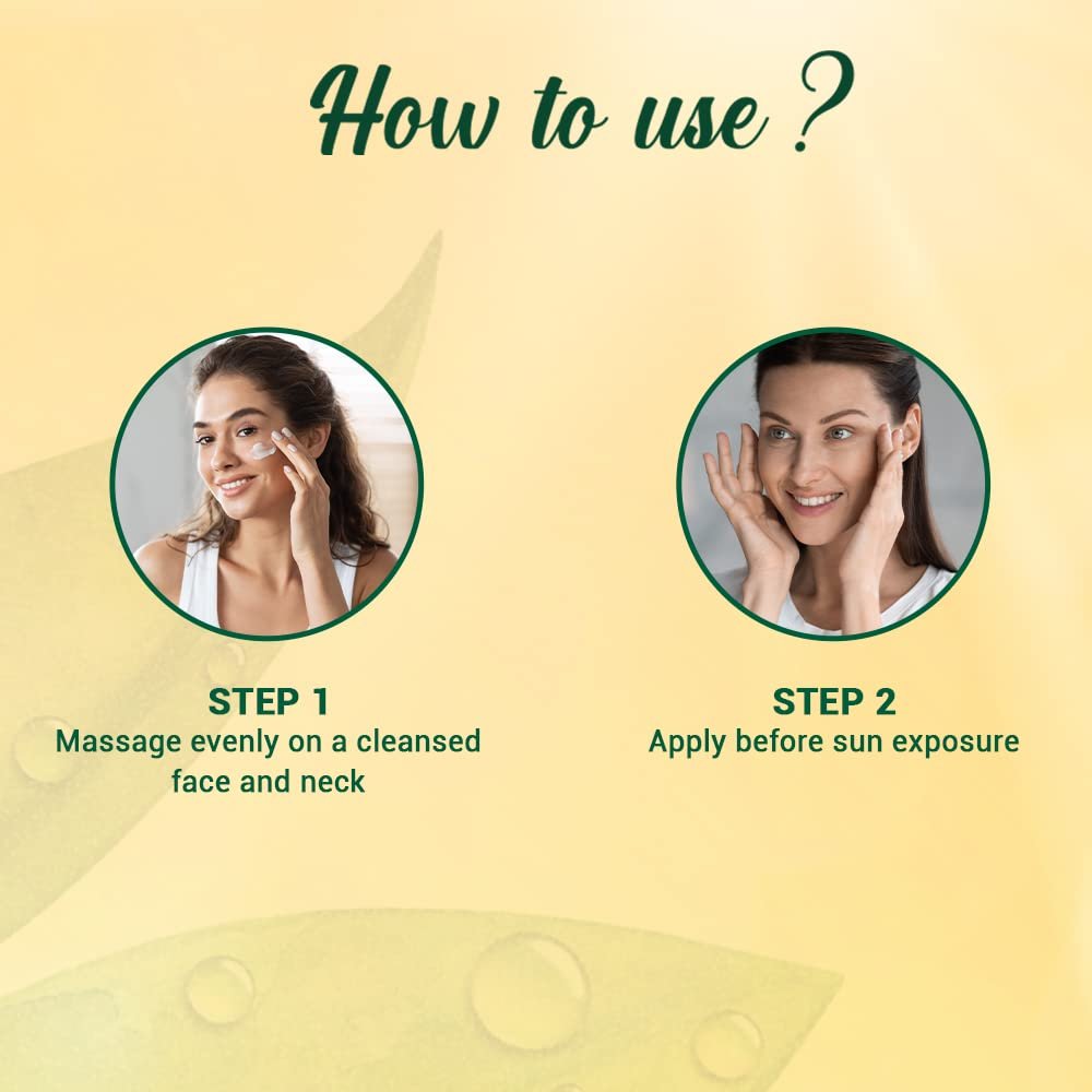 Biotique Morning Nectar Sun Protect Moisturizer SPF 30 UVA/UVB Sunscreen| Contains Wild Turmeric, Neem Leaves, & Morning Nectar | Visibly Flawless Skin | Suitable for All Skin Types | 120 ml thumbnail