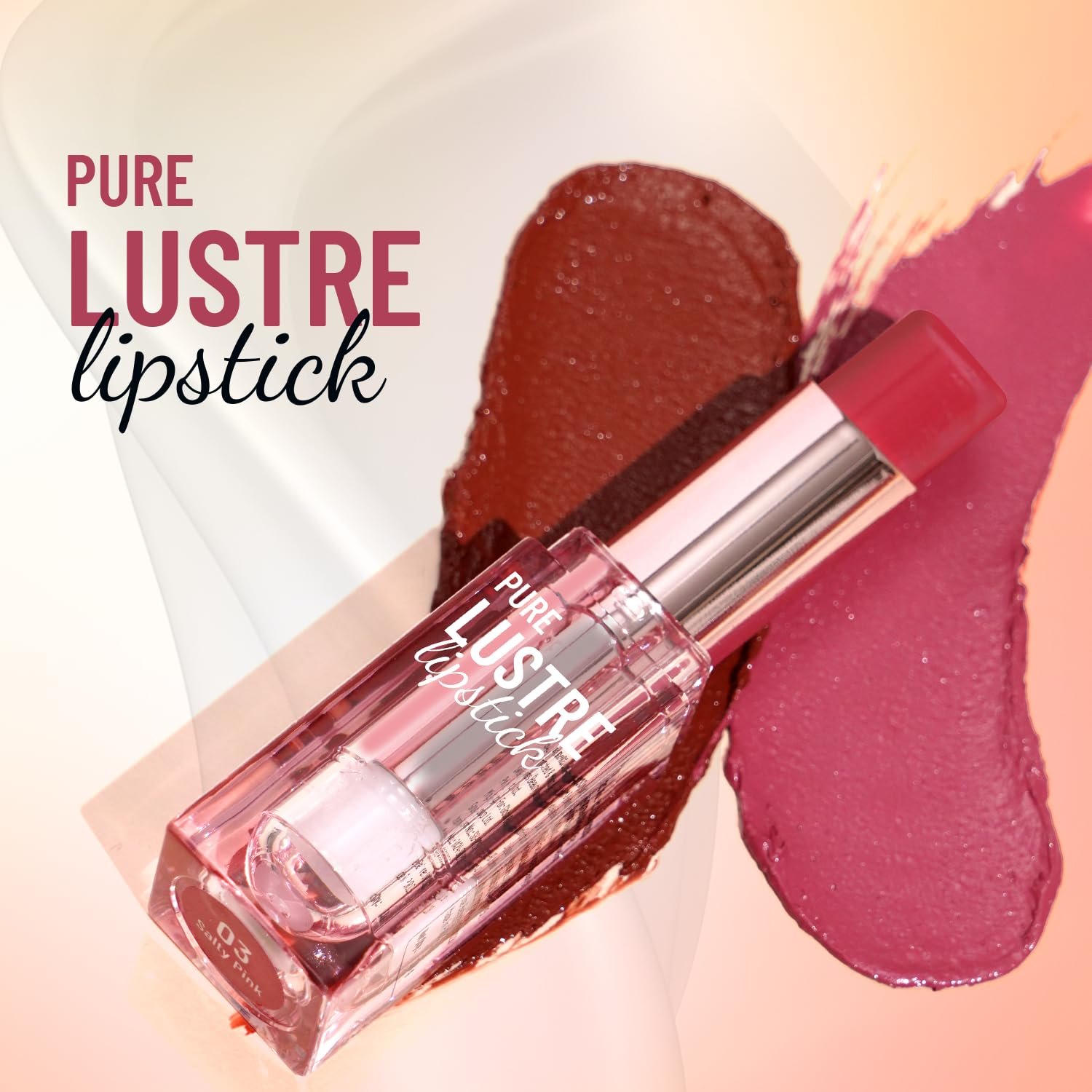 Swiss Beauty Pure Lustre Lipstick | High Shine Finish | Smooth Glide | With Olive Oil & Vitamin E | Hydrating | Shade- Twisted Caramel, 3.8gm thumbnail