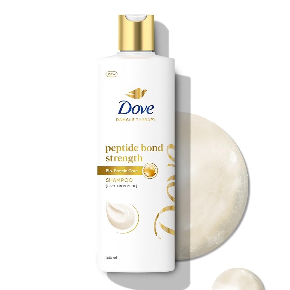 Dove Intense Repair Shampoo 340 ml || Repairs Dry and Damaged Hair || Strengthening Shampoo for Smooth & Strong Hair thumbnail