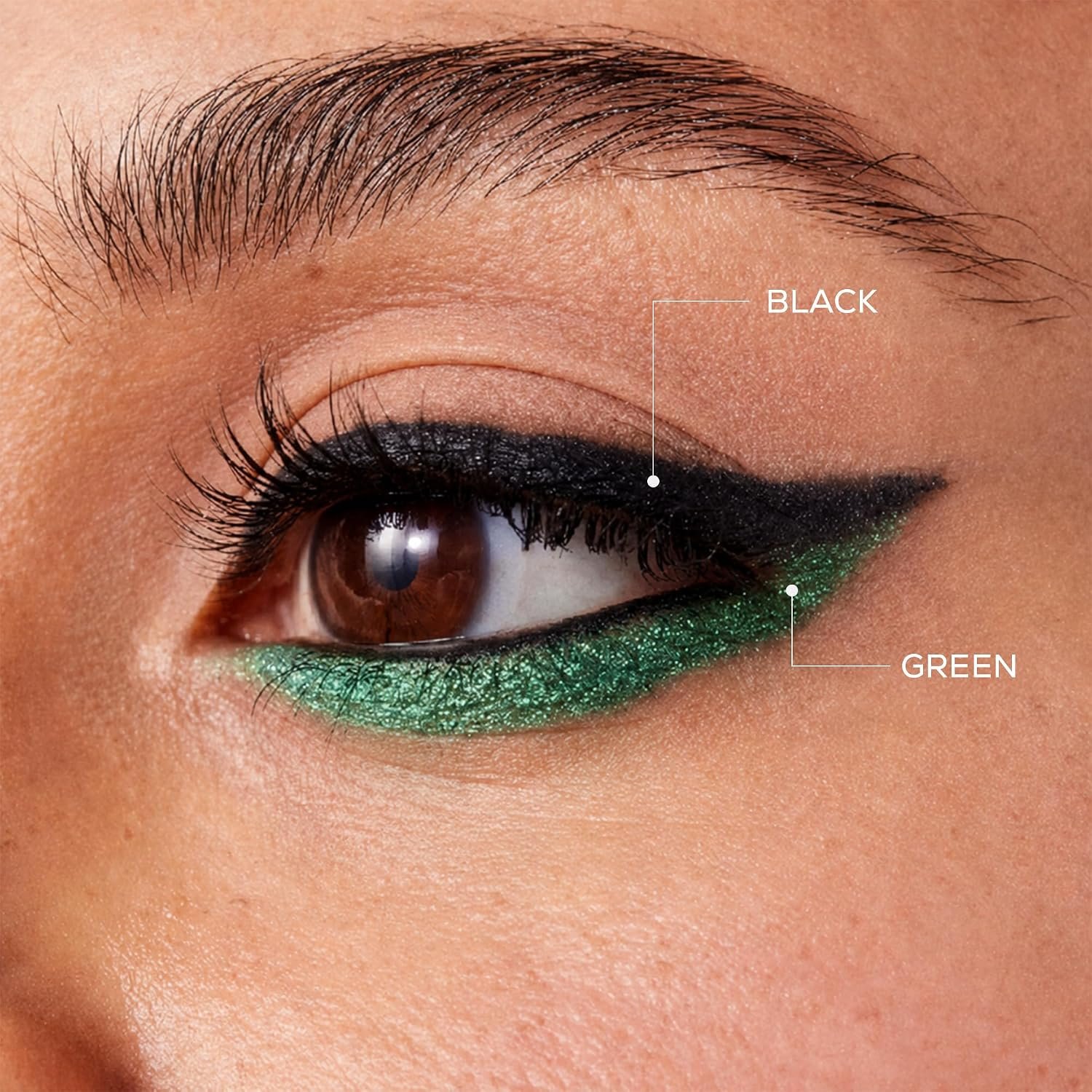 RENEE Midnight Kohl Pencil - Green | Waterproof, Smudge-proof Kajal With Sharpener | Matte Finish, Long-lasting Upto 24 Hours | One-swipe Application With Vitamin E | 1.5 g thumbnail
