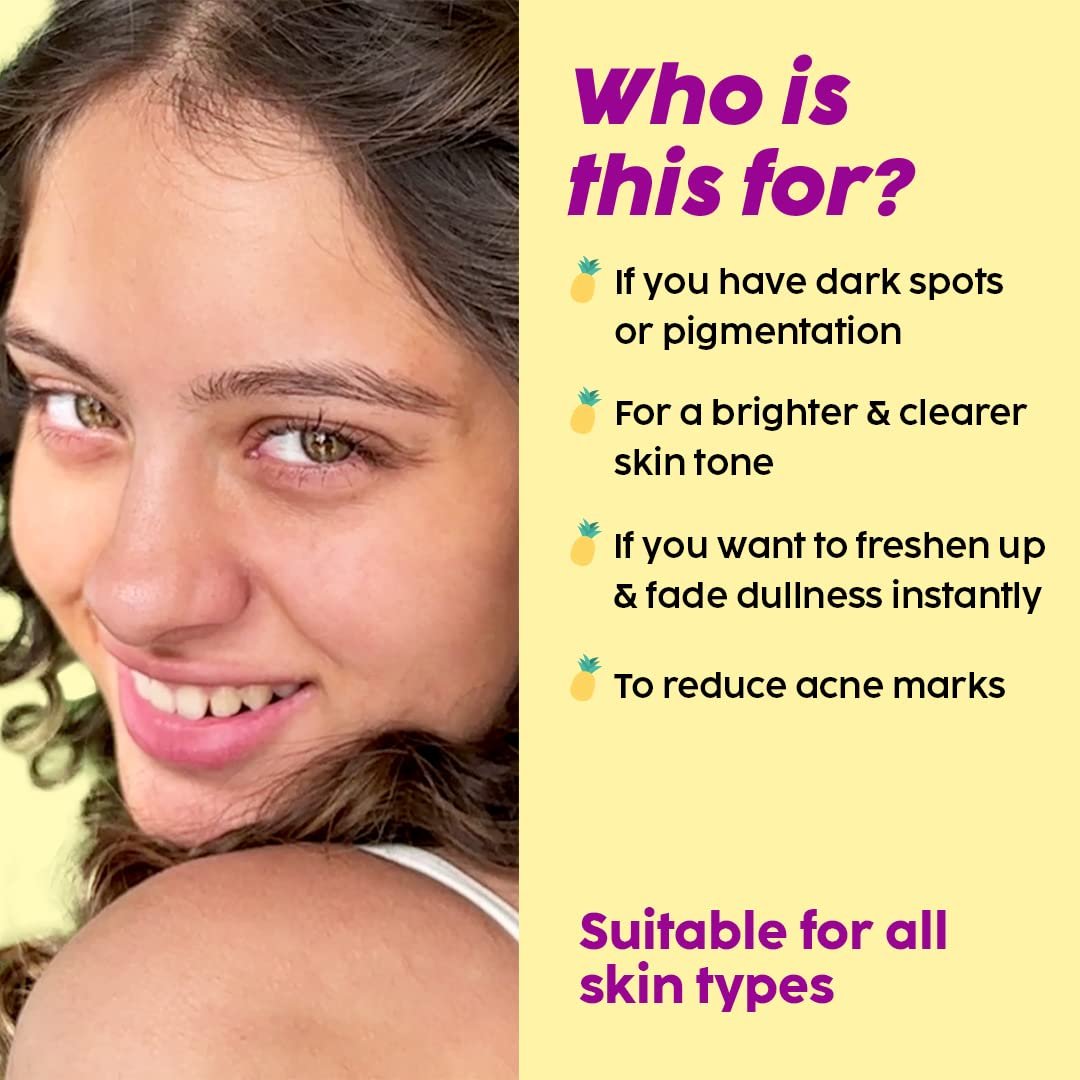 The Plant Fix Plix 5% Pineapple Foaming Facewash For Depigmentation,100ml | Cleanser For Skin Brightening & Even Toned Complexion | Free Of Sulphates, Paraben & Silicones thumbnail