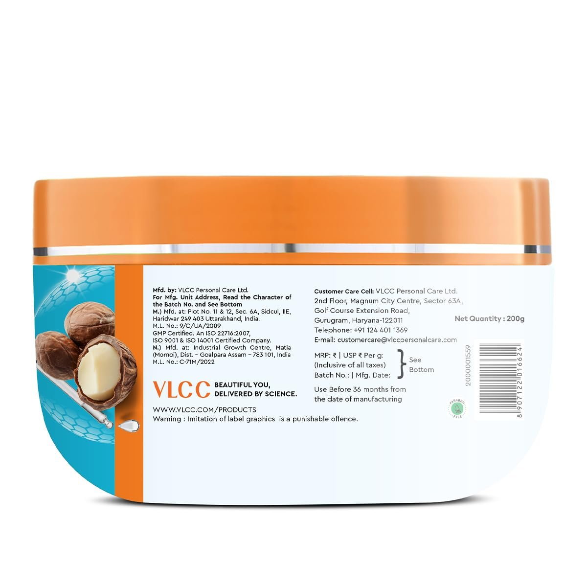 VLCC Deep Nourishing Face Cream with UV Protect - 200g | With Hyaluronic Acid & Shea Butter | UV Protection | Winter Skin Protection | Intense Moisturization & Nourishment thumbnail