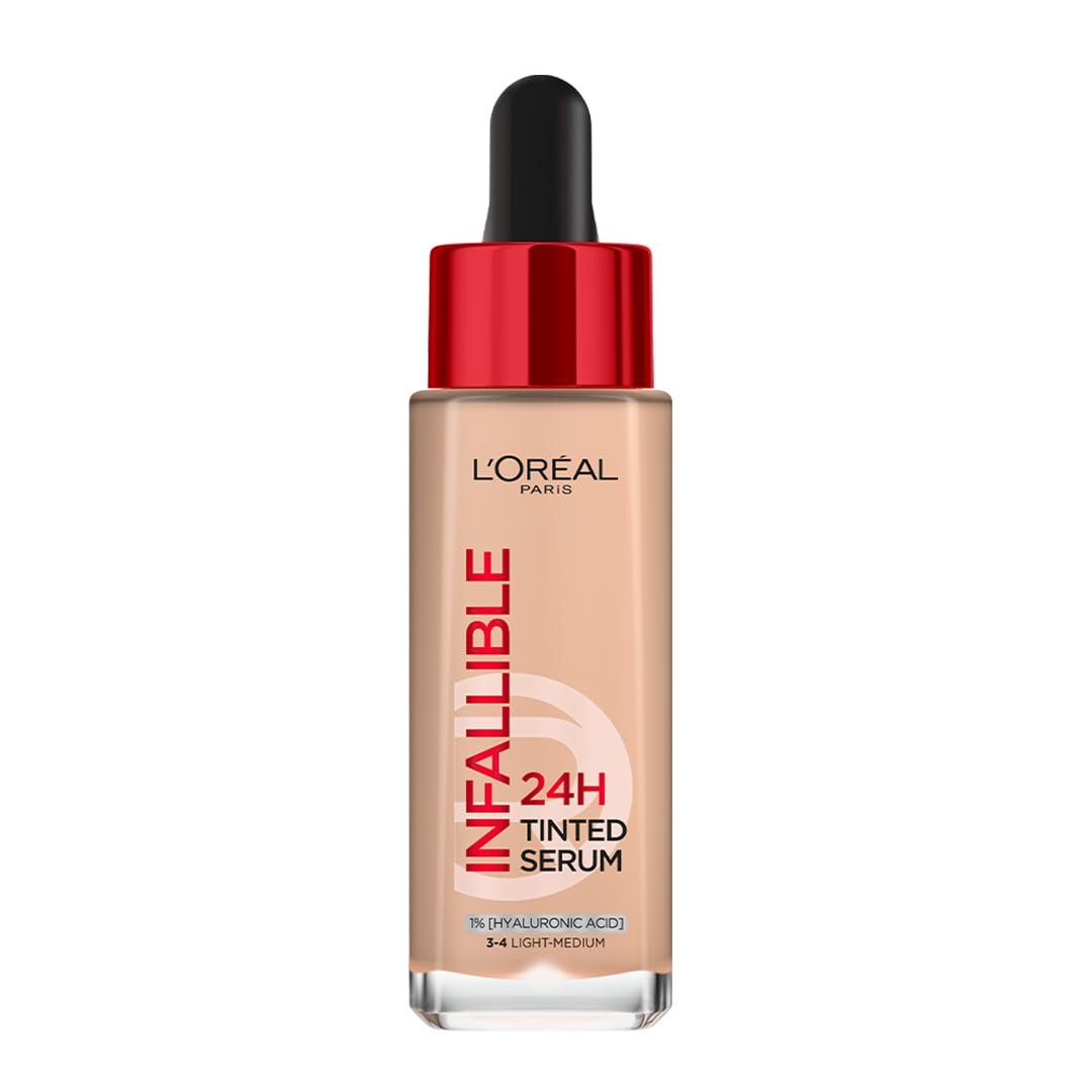 L'Oreal Paris Infallible 24H Tinted Serum Foundation - Shade 3-4 Light-Med thumbnail