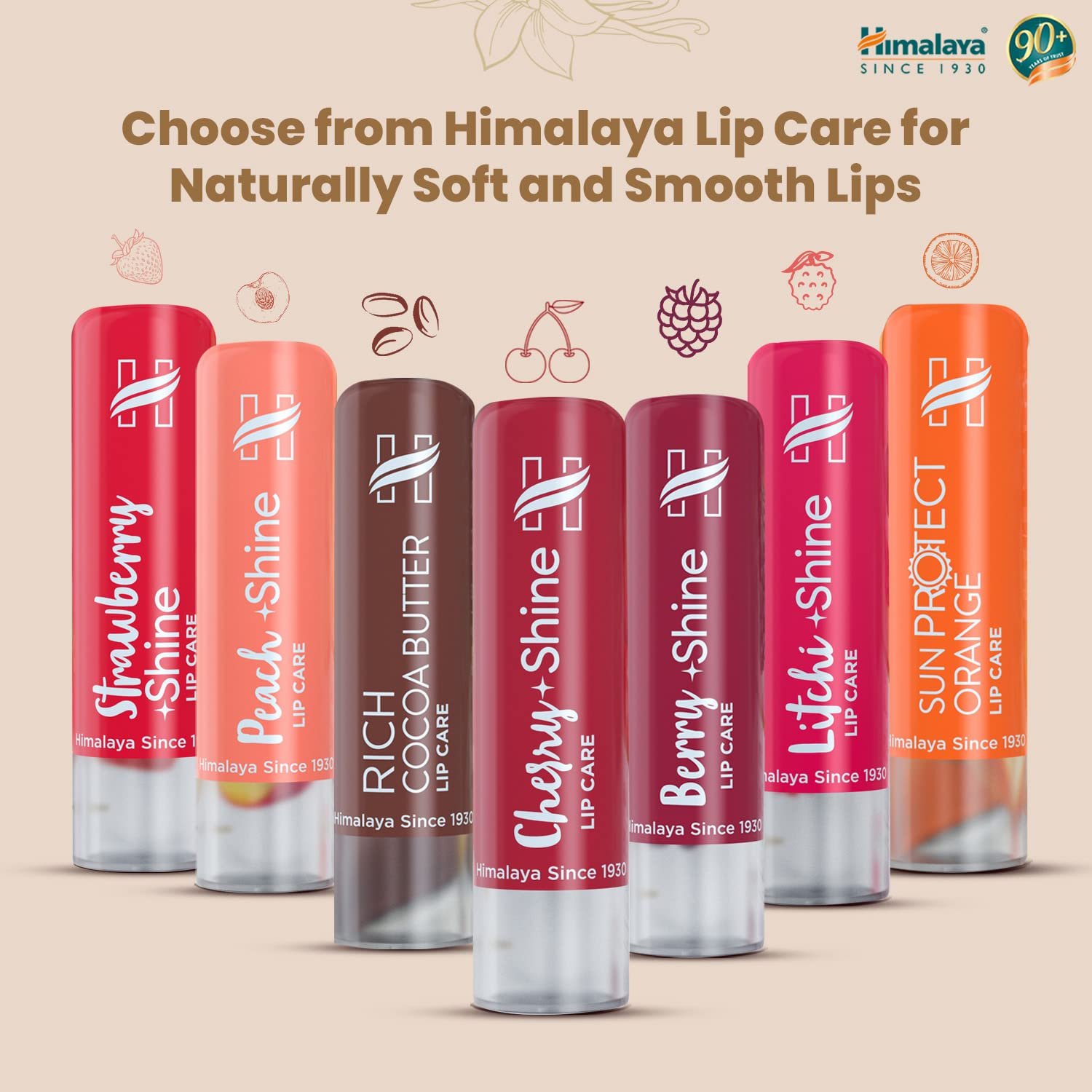 Himalaya Natural Soft Vanilla Lip Balm Care – 4.5g | Moisturizing Lip Care for Soft, Smooth & Nourished Lips thumbnail