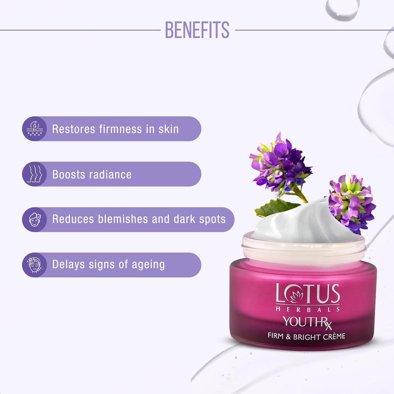 Lotus Herbals YouthRx Firm & Bright Cream 50g thumbnail