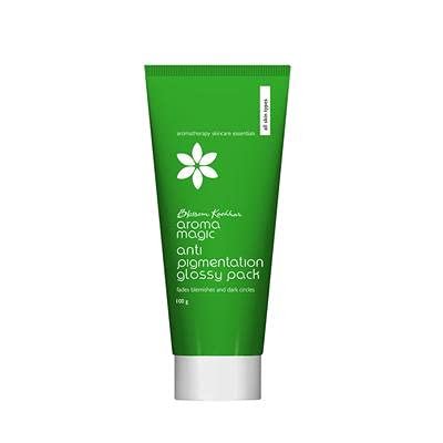 Aroma Magic Anti Pigmentation Glossy Face Pack| 5 powerful natural extracts |Fade Pigmentation,Blemishes & Dark circles |Radiant & Natural Glow |for Men & Women |All Skin Types|100gm thumbnail