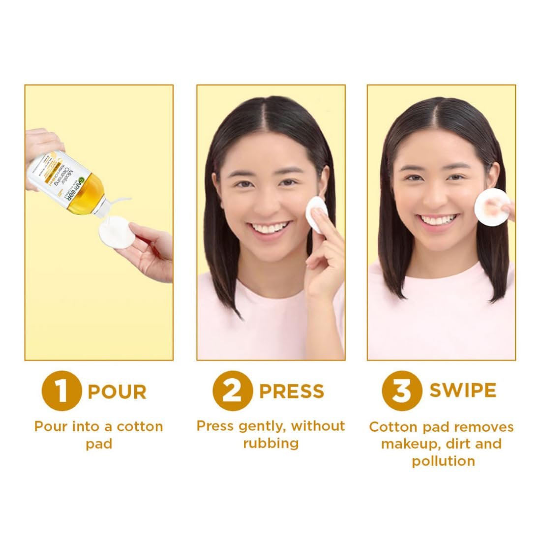 Garnier Skin Naturals, Cleansing Water for Waterproof Makeup, Nourishing Formula, Micellar Oil-Infused Cleansing Water, 125ml thumbnail