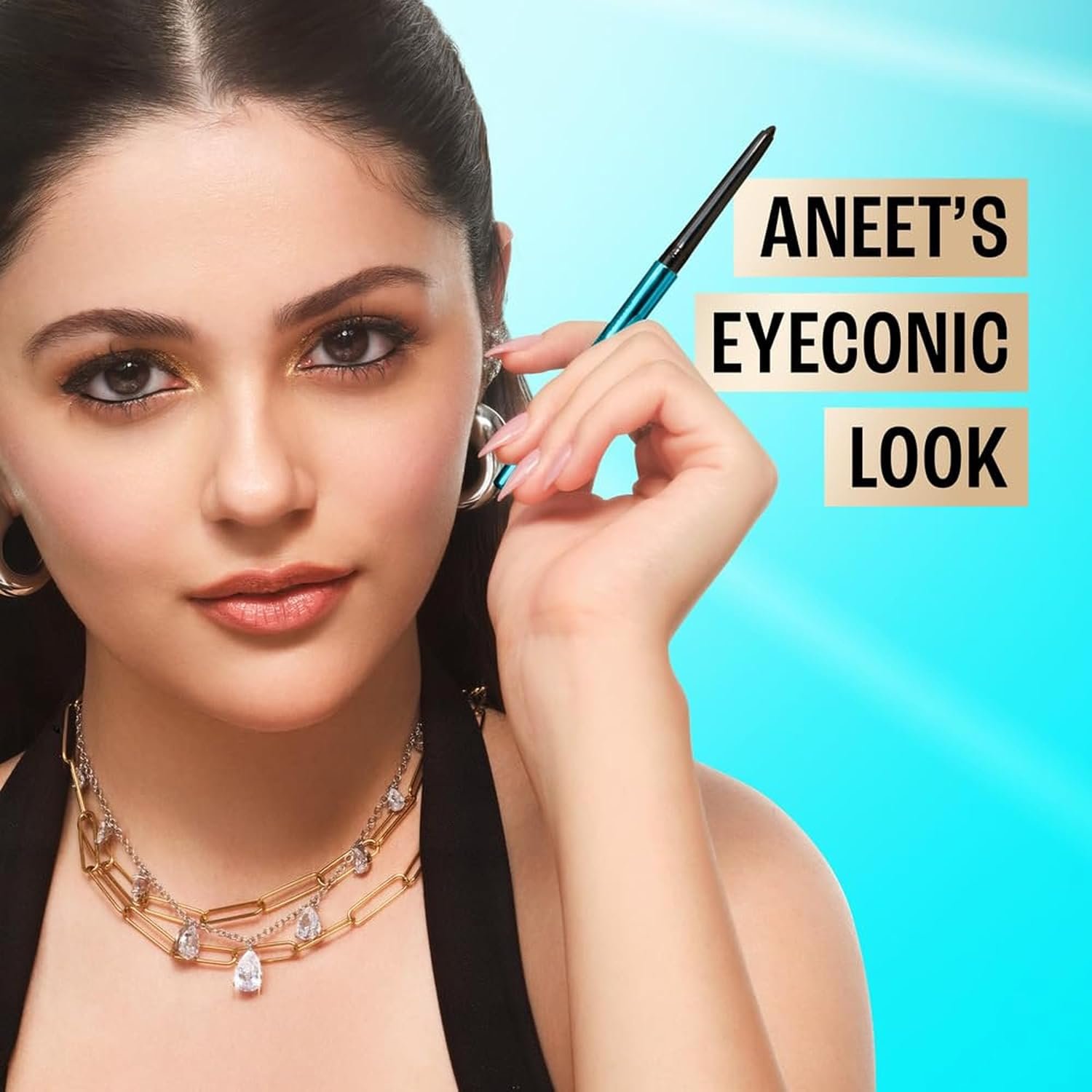 Lakme Eyeconic Kajal, Black Matte Finish, Water Proof, Smudge Proof, Lasts Upto 22 Hrs, 0.35 G thumbnail