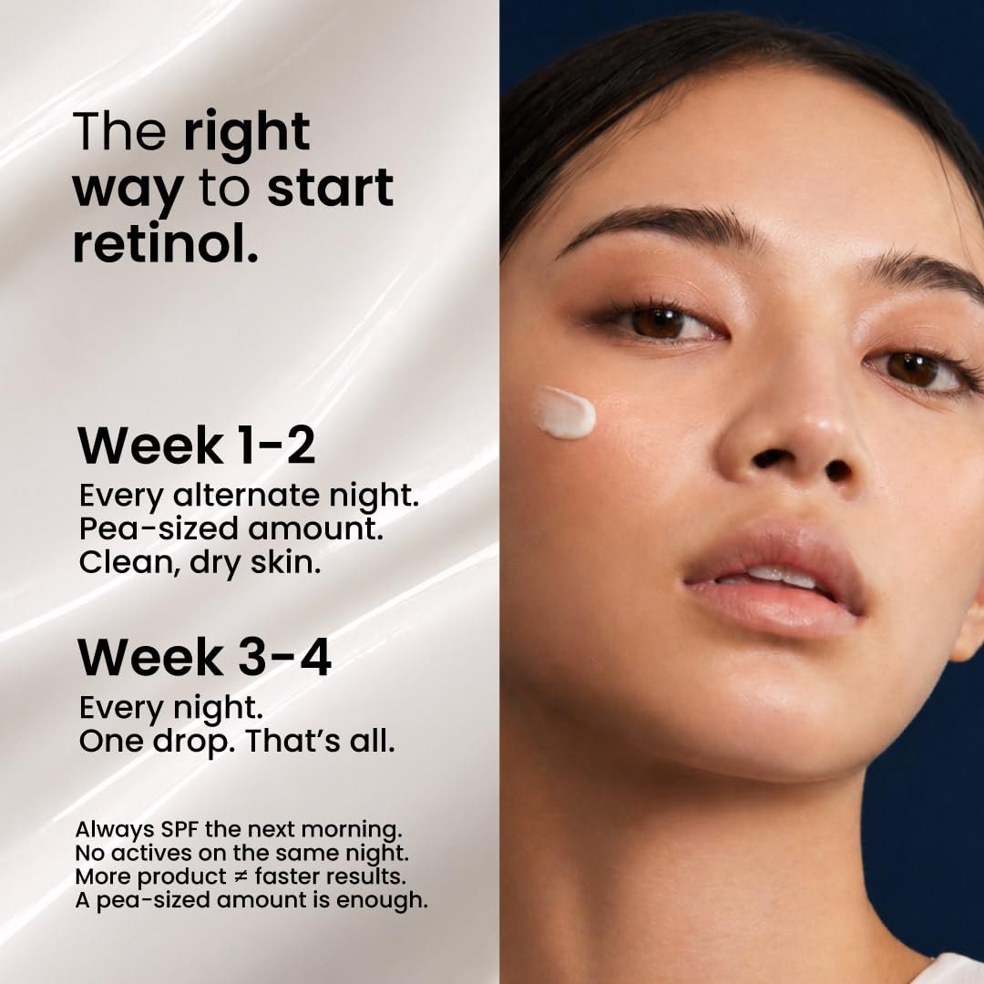 Foxtale 0.15% Beginner Friendly Retinol Night Serum | Anti-Aging Night Cream | Reduces Fine Lines and Wrinkles | No Purging | For Younger-looking Skin | Men & Women | All Skin Types - 30 ml thumbnail