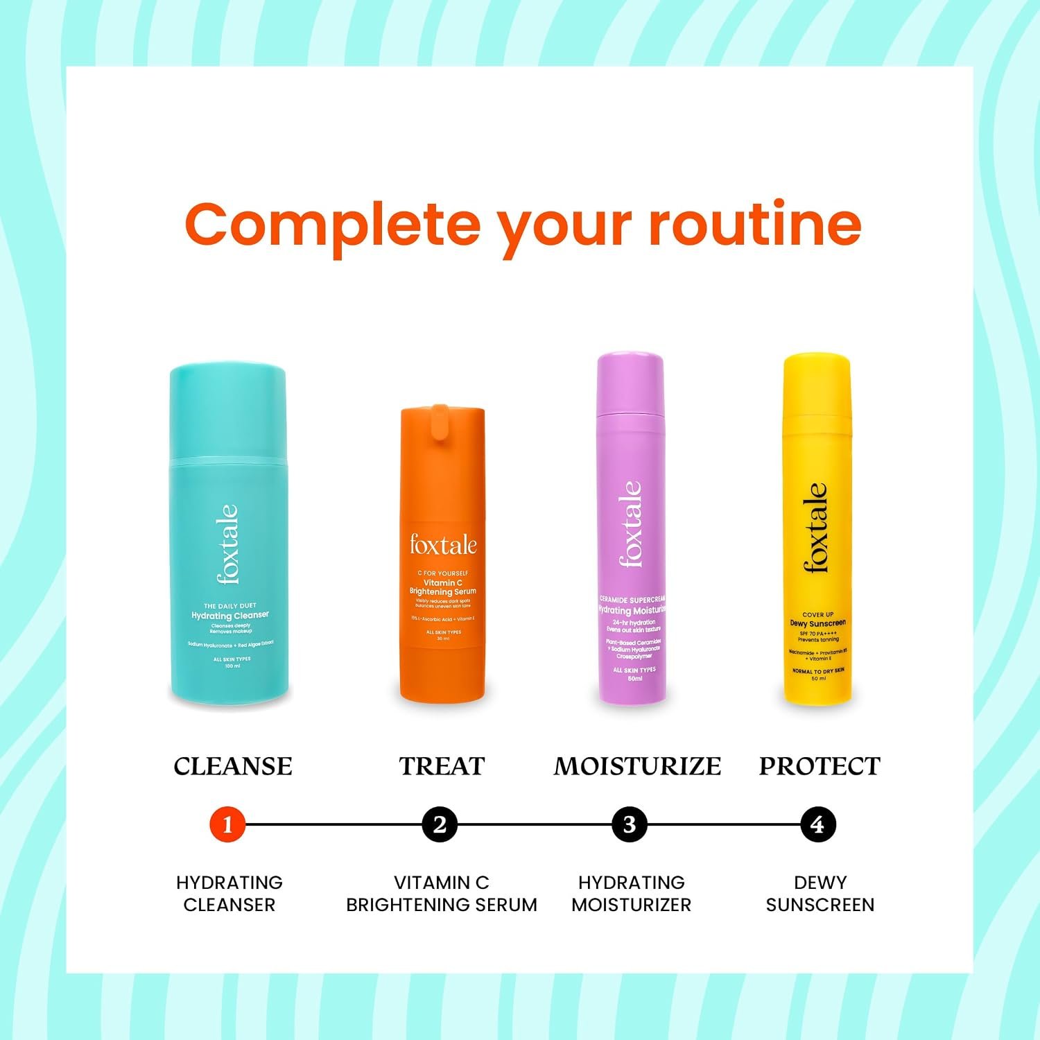 Foxtale Gentle Hydrating Face Wash with Hyaluronic Acid, Vitamin B5 | Deep Pore Cleansing | Dirt Control | Make-up Remover | Cleanser For Men & Women | All Skin Types | 100 ml thumbnail